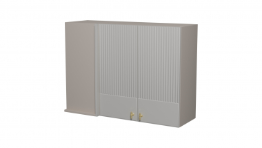 Шкаф настенный двухдверный угловой/прямой